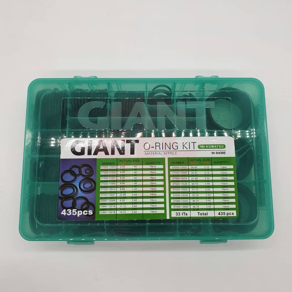O ring kit giant nbr90 komatsu sin thye loke oil seals sdn bhd