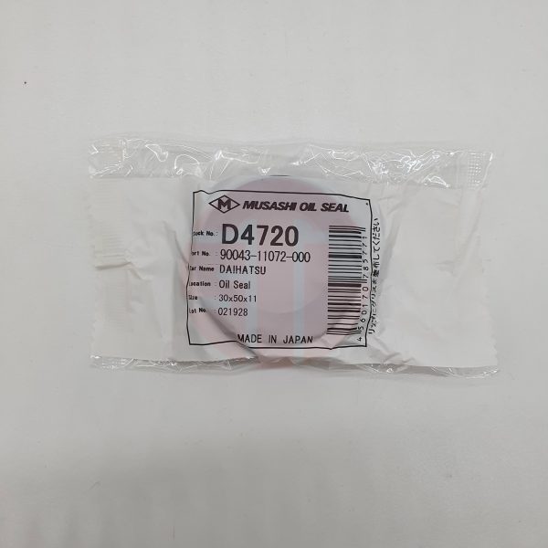 OIL SEAL MUSASHI D4720 30X50X11
