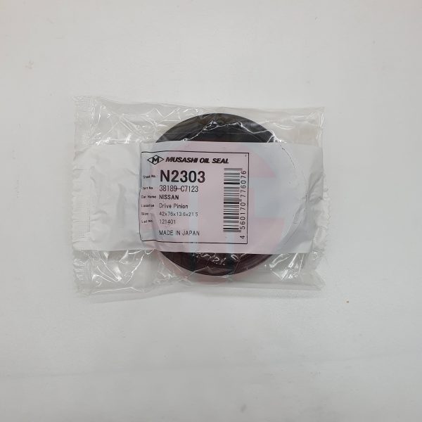 OIL SEAL MUSASHI N2303 42X76X13.6/21.5